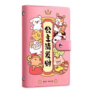 2025暴富百元钞钱包新款有密码锁大容量钞票收纳册大钞收纳零钱包