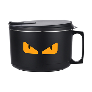 泡面神器餐具碗个人专用宿舍学生带盖泡面碗不锈钢大碗筷勺子套装