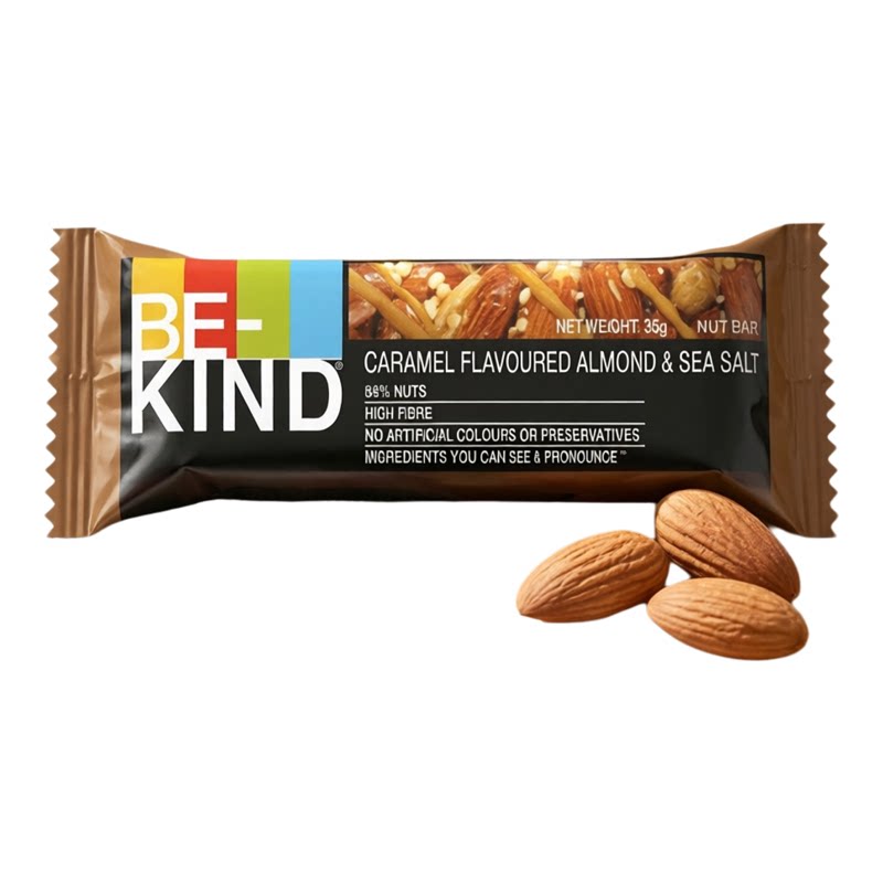 BE-KIND海盐焦糖坚果棒35G办公室休闲零食健身锻炼运动饱腹感代餐