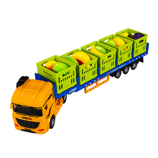 儿童货车运输车玩具大号卡车男孩3到6岁半挂车惯性小汽车模型新款