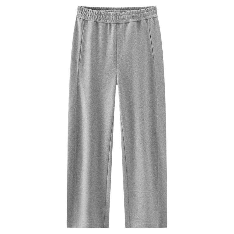 商场同款|森马休闲裤男女春夏宽松弧形裤情侣装2026款潮流弯刀裤