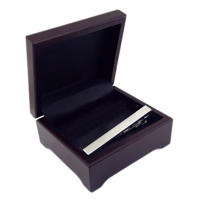 斯巴达简约大方银色商务领带夹