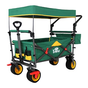 TMZ户外折叠车野营车拖车露营营地车徒步郊游便携手拉车小推车床