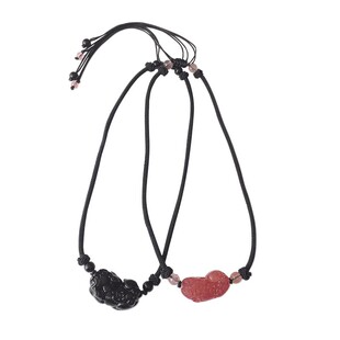 天然草莓晶貔貅项链女锁骨链吊坠手链招财招桃花网红ins小众森系