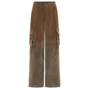 【Oude waag】蕾虎时尚百搭阔腿工装裤 秋冬新品女装裤子