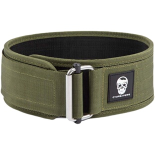 GR死神骷髅健身训练魔术贴尼龙舒适透气硬拉深蹲举重健美男护腰带