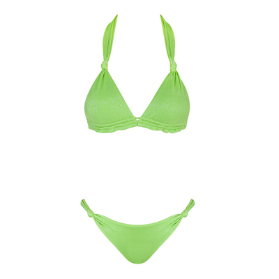 OCEANMYSTERY绑带显瘦分体泳衣