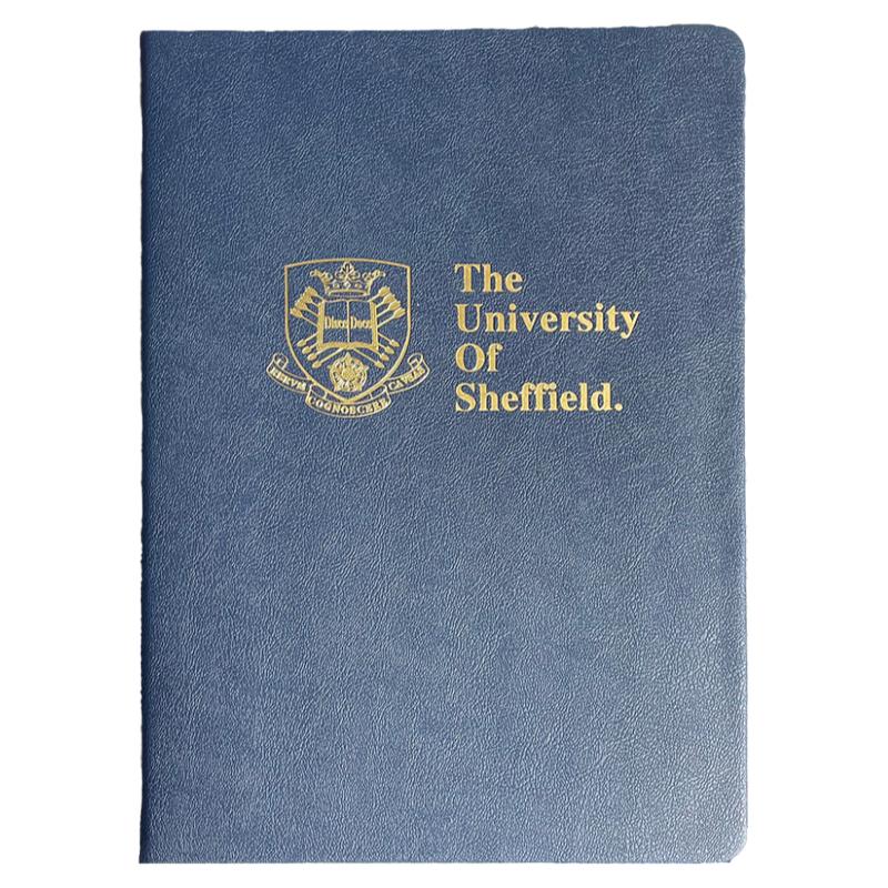 A4高档国外证书皮套保护套包邮国外大学谢菲尔德证件外壳英国封面