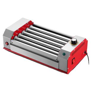 家用迷你小型管内加热烤肠热狗烤串丸子304滚筒自动旋转恒温早餐@