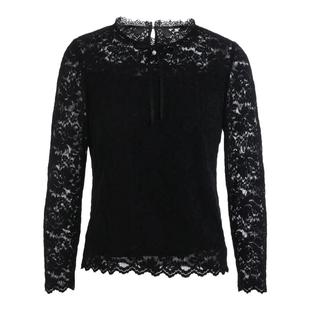 乔万尼新款衬衫女设计感小众蕾丝拼接小性感外传百搭轻熟上衣