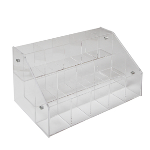 亚克力笔架大容量分格文具收纳多功能水彩笔中性笔超市桌面收纳架