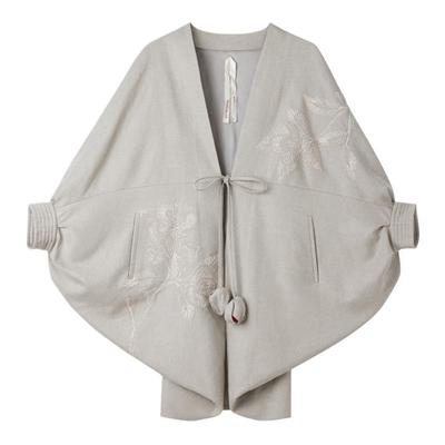 午观新中式高级感刺绣外穿家居服