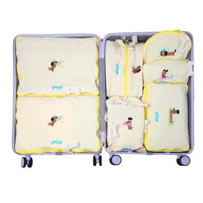 运动小狗旅行行李箱收纳袋