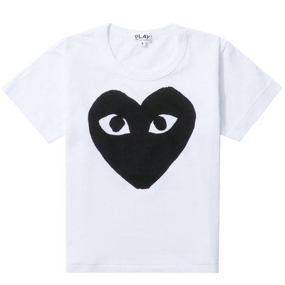 爱心印花时尚短袖川久保玲