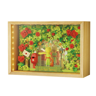 【重磅新品】未及小王子正版联名积木深渊镜相框摆件拼装玩具礼物