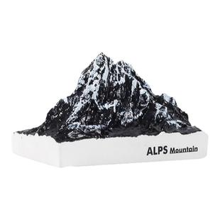 夜光阿尔卑斯山车载饰品摆件创意雪山扩香石汽车中控台香薰摆件女