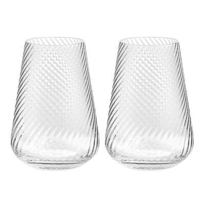 WEDGWOOD威基伍德VeraWang幸福漩涡水杯威士忌杯礼盒水晶杯