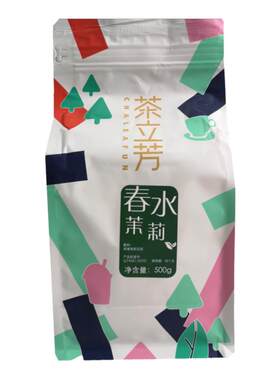 茶立芳春水茉莉雅韵绿妍500克