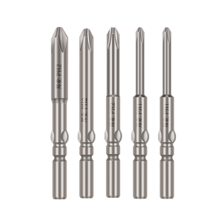 电批头5MM十字邦业工业级801电动螺丝刀头强磁性加长自动化起子头