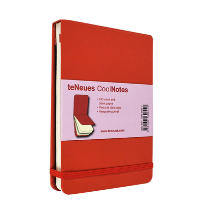 【现货】德国teNeues绑带笔记本 可撕便签本 红色+红色带子 手账本记事本日记本账本文具礼品
