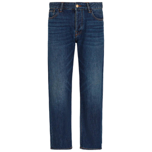 Armani/阿玛尼AX 男士时尚宽松直筒长裤牛仔裤 XM000072 AF13362