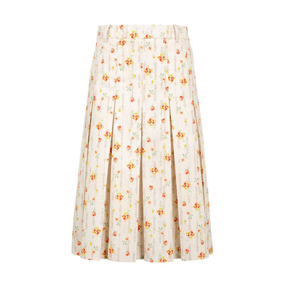 FUNNEL IN 碎花百褶半身裙长裙a字裙超好看独特漂亮半裙