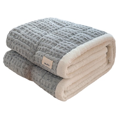 无印良品舒棉绒加绒床单可机洗