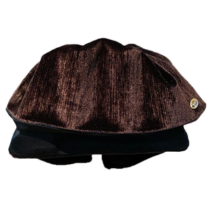 复古丝绒裙摆抓夹女2025秋冬新款时尚优雅高档次后脑勺半扎夹发饰