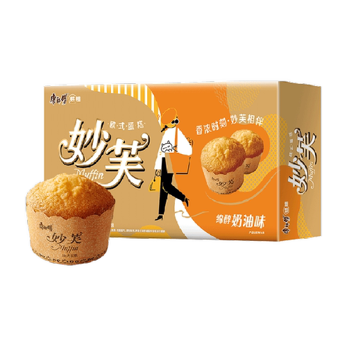 康师傅妙芙欧式蛋糕奶油味早点点心零食面包早餐营养