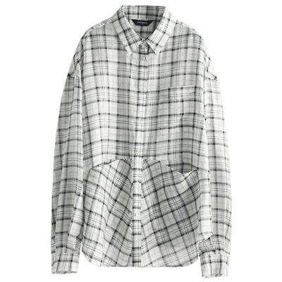 COCOBELLA格纹莱赛尔衬衫