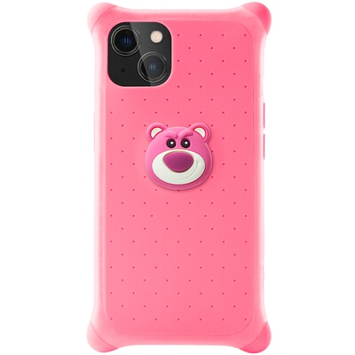 卡通公仔壳防摔PC+硅胶双层保护