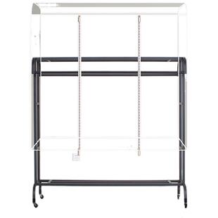 超宽双杆落地晾衣架防尘罩衣架罩透明衣服罩衣物大衣衣帽架收纳套