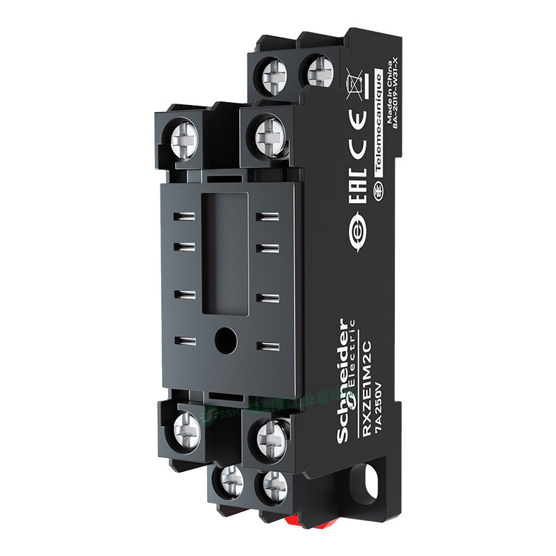 施耐德继电器座8孔14脚RXZE1M2C插座7A250V标准2路RXZE2S108M底座