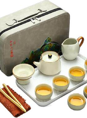 汝窑开片可养功夫茶具