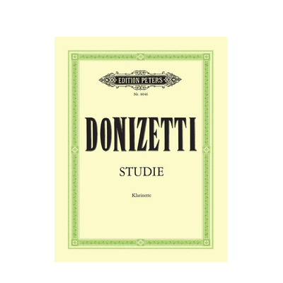 多尼采蒂单簧管练习曲彼得斯原版