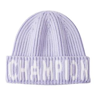 Champion冠军针织帽女2025秋季新款情侣显脸小时尚保暖毛线帽子男