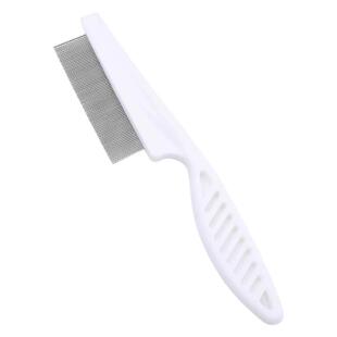 猫咪跳蚤梳猫密齿梳宠物直排狗狗专用钢梳去虱子梳子除蚤排梳长毛