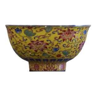 成易银器 999纯银碗实心内胆中式传统珐琅彩足银食品接触级家用