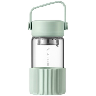 北鼎茶水分离泡茶杯子女高颜值高硼硅玻璃杯耐高温大容量水杯茶杯