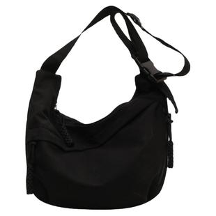 牛津布包包斜挎包女2025新款时尚单肩包大容量斜挎上课通勤饺子包