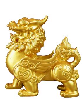 貔貅龙头龟麒麟三足金蟾摆件小大号客厅店铺玄关办公室工艺品摆设