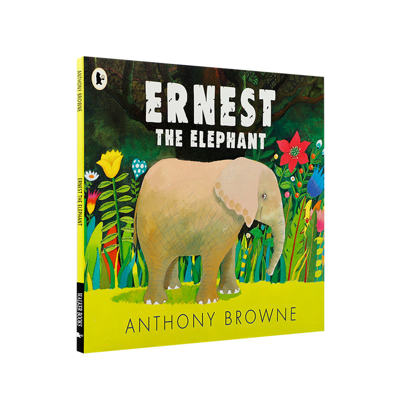 小象欧内斯特Ernest the Elephant英文原版绘本凯特格林威奖 温馨亲子图画故事书儿童英语启蒙名家安东尼布朗Anthony Browne