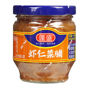 蓬盛虾仁菜脯180g广东潮汕特产配粥小菜埔橄榄萝卜干下饭菜酱菜圃