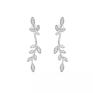 LELOUP【橄榄枝系列】耳钉女2024新款轻奢高级感气质大气耳环耳饰