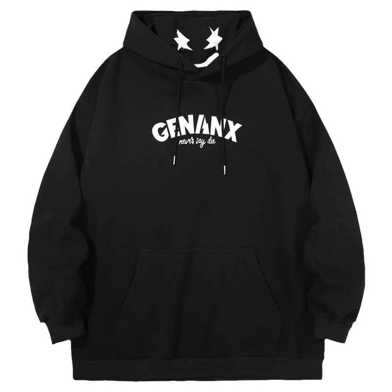 GENANX闪电潮牌连帽卫衣