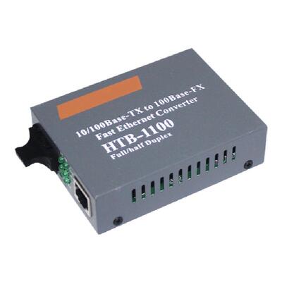 NetLink HTB-1100光电转换器外电百兆多模双纤光纤收发器2KM一台