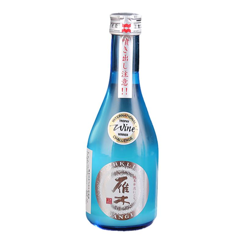 日式雁木纯米气泡生原清酒低度酒