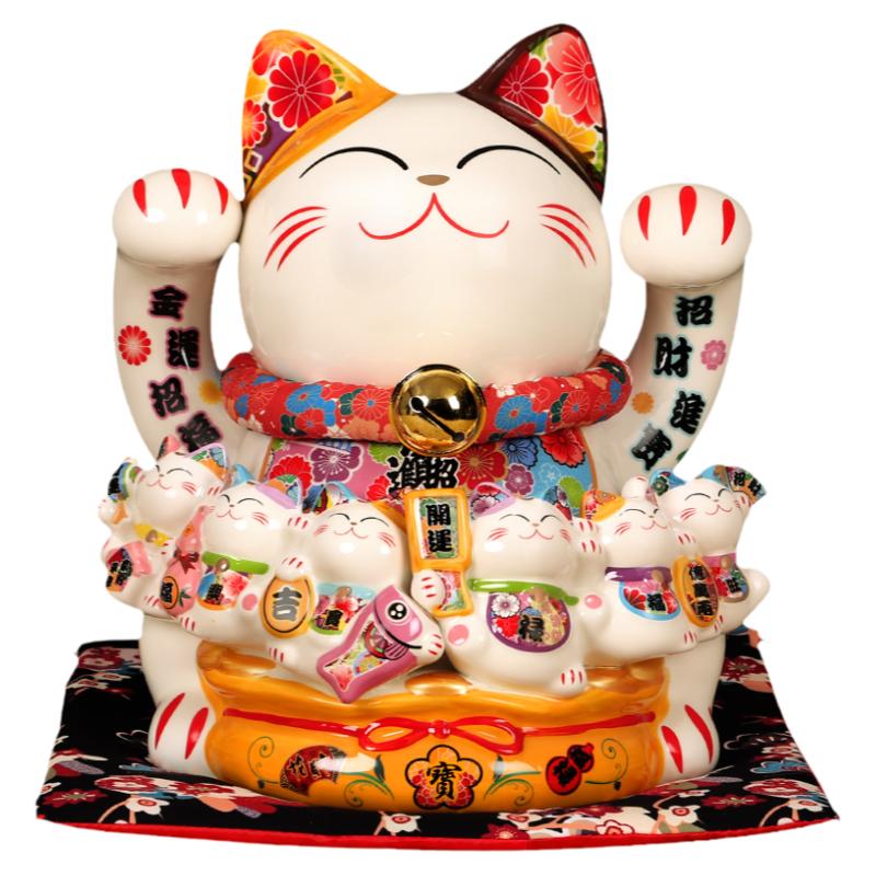 陶瓷招财猫创意存钱罐储存罐
