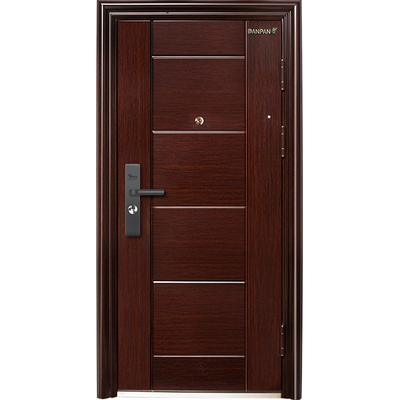 盼盼甲级指纹锁不锈钢门