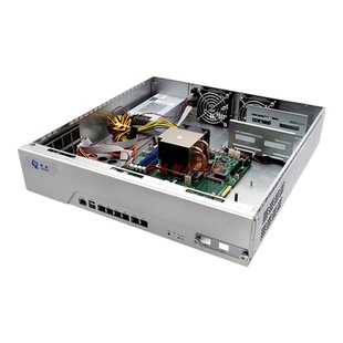 研域R450E-R6海光3250国产麒麟统信6网口机架式2U工控一体主机UOS